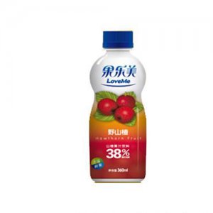 果乐美山楂汁360ml罐装