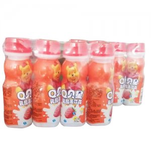 Q贝星乳酸菌饮料草莓味200mlx4瓶