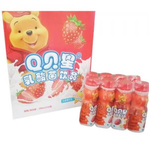 Q贝星乳酸菌饮料草莓味200mlx16瓶