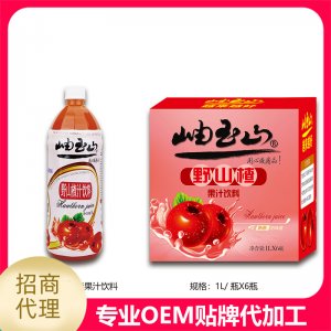 山楂汁1l塑料瓶OEM/ODM代加工