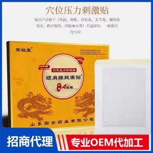 穴位压力刺激贴 颈肩腰腿疼贴贴牌定制代加工