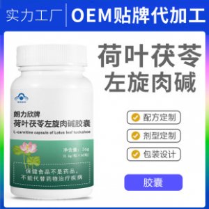 左旋肉碱荷叶茯苓蓝帽保健品代加工贴牌OEM/ODM