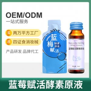 混合果蔬蓝莓酵素口服液OEM/ODM定制代加工