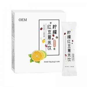 柠檬红豆薏米饮OEM贴牌定制  小袋装五谷代用茶固体饮料源头工厂