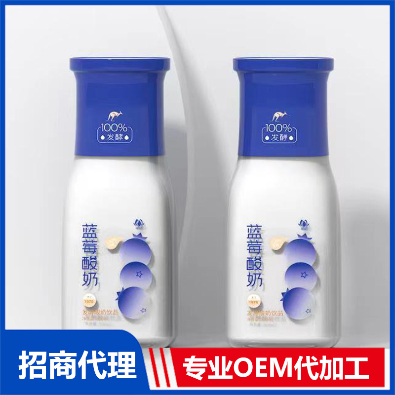蓝莓酸奶OEM代工 发酵酸奶饮品贴牌定制