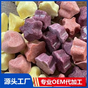 水果溶豆OEM/ODM儿童零食贴牌代工口味造型定制