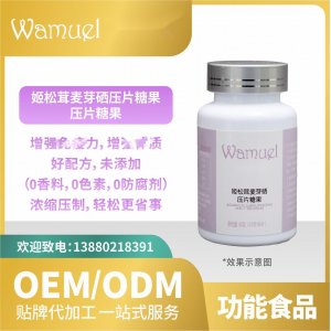 姬松茸麦芽砷压片糖果贴牌代加工OEMODM来料工厂直营批发代发