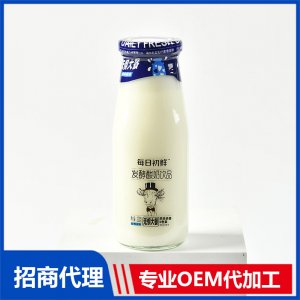 每日初鲜发酵酸奶饮品经典原味OEM代加工 发酵酸奶饮品贴牌定制源头厂家