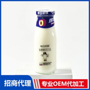 每日初鲜发酵酸奶饮品西梅味OEM代加工 发酵酸奶饮品贴牌定制源头厂家