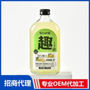 每日初鲜复合库尔勒香梨汁OEM代加工 复合果汁贴牌定制源头厂家