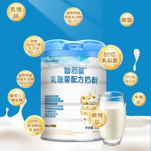 朵拉倍拉复舒敏乳酸菌配方奶粉OEM代加工