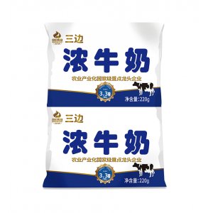 三边浓牛奶 袋装 OEM/ODM贴牌代加工批发定制源头厂家