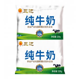三边纯牛奶 袋装 OEM/ODM贴牌代加工批发定制源头厂家