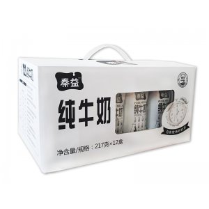 秦益纯牛奶 箱装 OEM/ODM贴牌代加工批发定制源头厂家