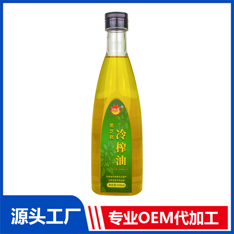 冷榨油500ml现货批发一件代发 小磨香油芝麻油调和油支持定制OEM代工