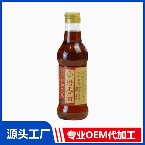 小磨香油525ml白芝麻油现货批发一件代发 小磨香油芝麻油调和油支持定制OEM代工