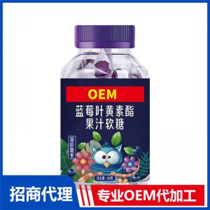 蓝莓叶黄素酯果汁软糖专业OEM代加工源头厂家