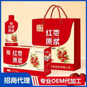 红枣原浆新款OEM代加工 原浆贴牌定制源头厂家
